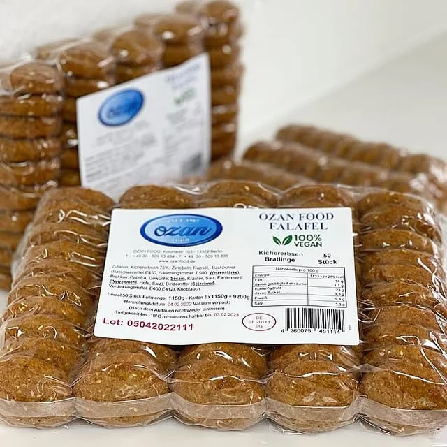 FALAFEL-BRATLINGE IM 50-ST&Uuml;CK-PACK F&Uuml;R DEN GROSSHANDEL